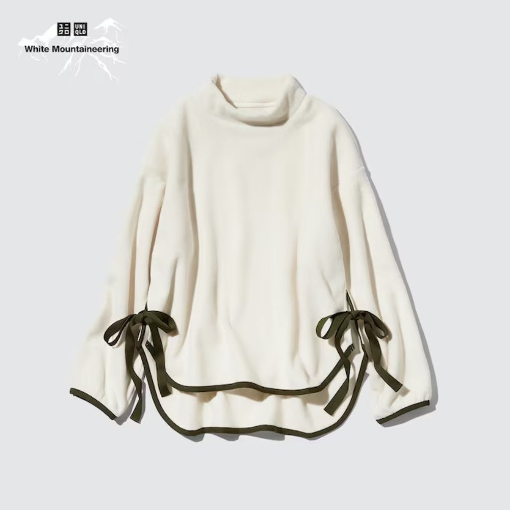 Like New Uniqlo x White Mountaineering Mock Neck Fleece